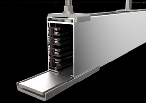 225A Track Busway open-channel system profile