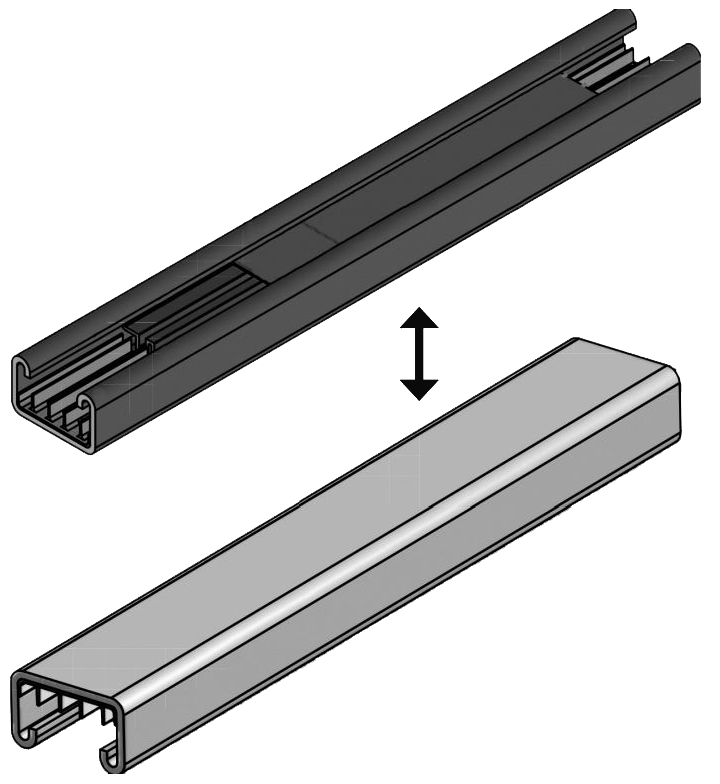 Track Busway lengths diagram