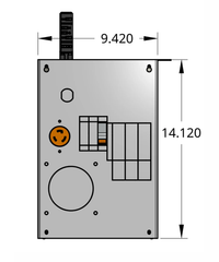 T225 1-Pole Breakered Outlet Box Tap-Off Unit