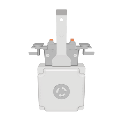 240V outlet box with L6-20 receptacle for Track Busway