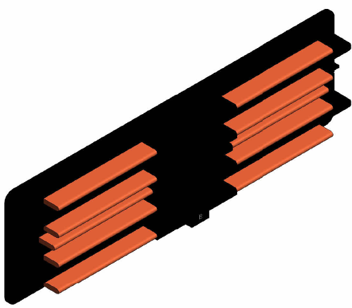 225A Track Busway bus connector for electrical joiner connection
