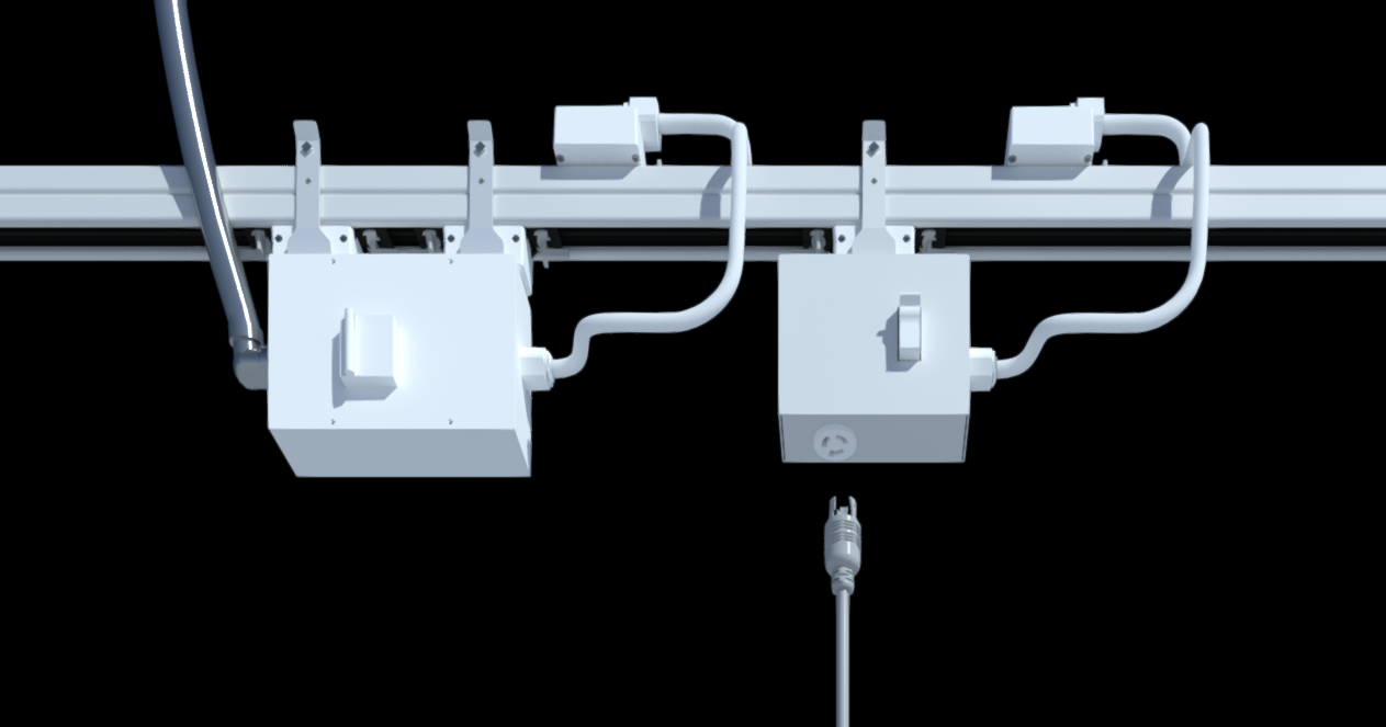 (208V) 3-Phase PowerDrop Cord