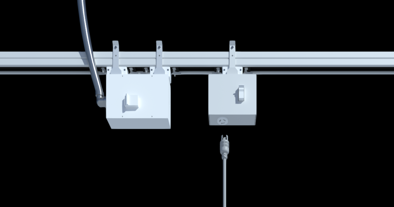 208V-1Ph Breakered Outlet Box