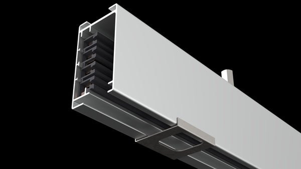 225A Track Busway end feed with critical power monitoring display