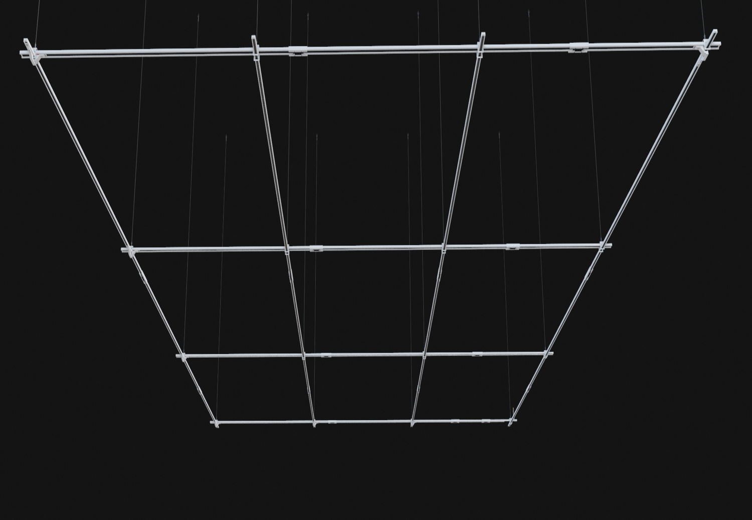 suspended track busway grid