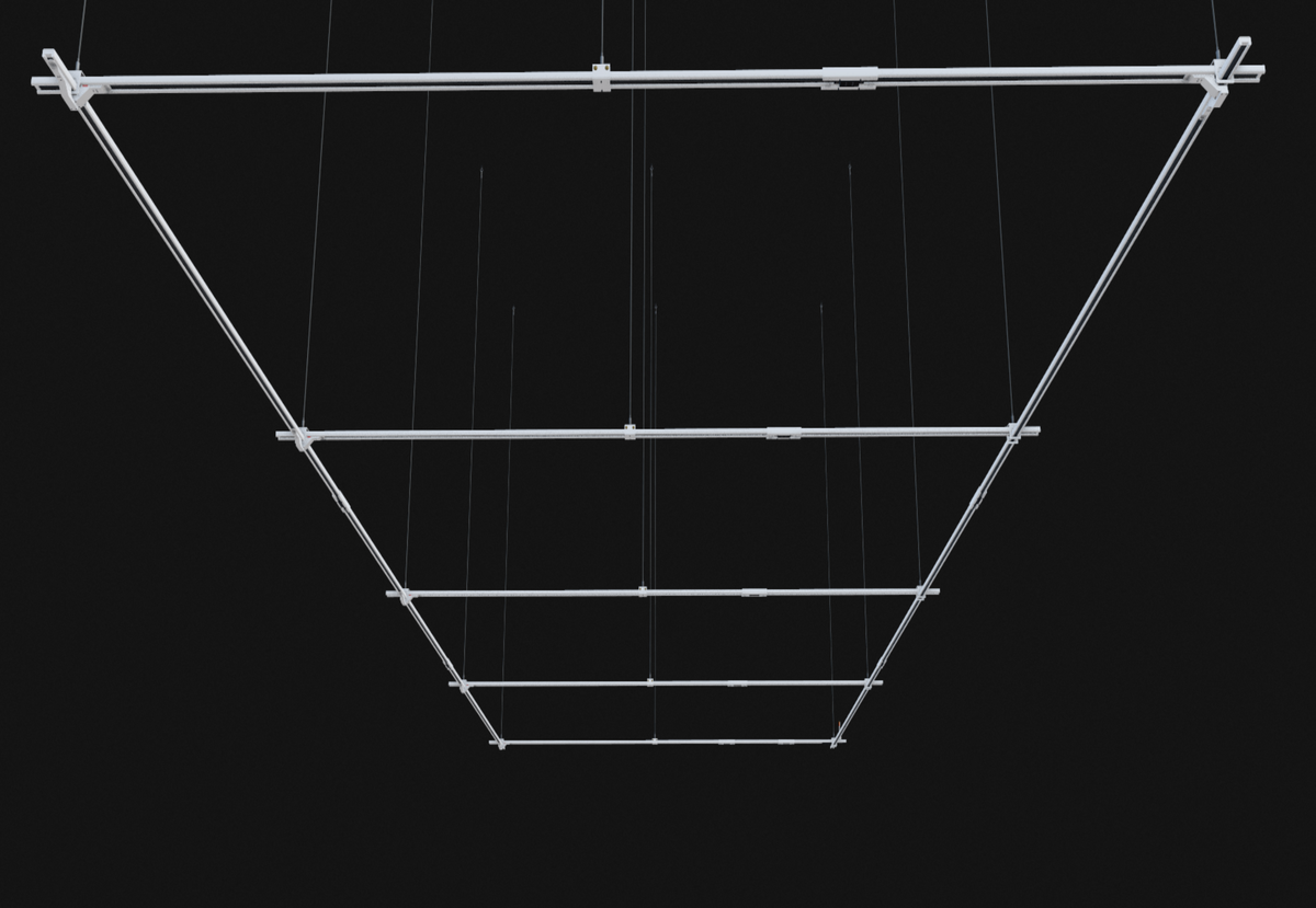 Large Rectangular Track System Track Busway Rectangle System – Large | Plug-In Busway Power System