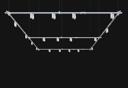 TRACK BUSWAY RECTANGLE SYSTEM - MEDIUM - 15' x 15'6"