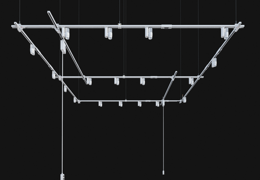 Large Rectangular Track System Steel Track Busway Kits| Modular Power and Lighting Configurations ...