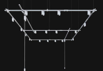 TRACK BUSWAY RECTANGLE SYSTEM - MEDIUM - 15' x 15'6"