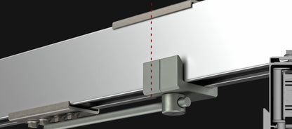 Installation tool positioning the T225 electrical connector at a busway joint