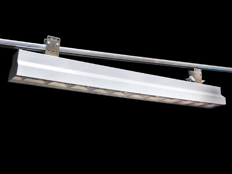 Plug-in Track Busway lighting and equipment support in a mission-critical space