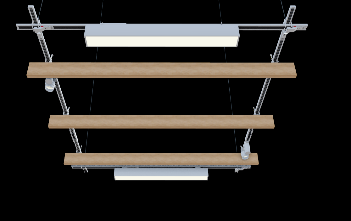 GRID CEILING POWER I SMALL 7'6" x 7'6" KIT