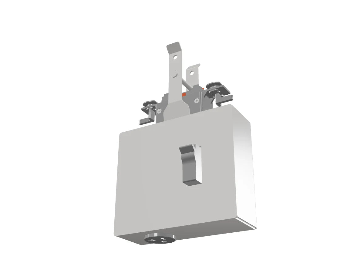 Rendered 3D view of 120V Breakered Outlet Box — 5-20R Single Straight Blade