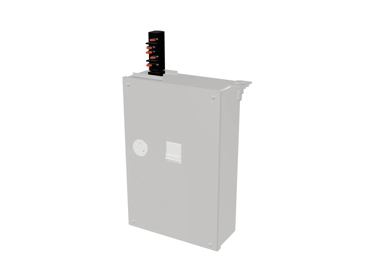 Rendered 3D view of T225 2-Pole Breakered Outlet Box Tap-Off Unit