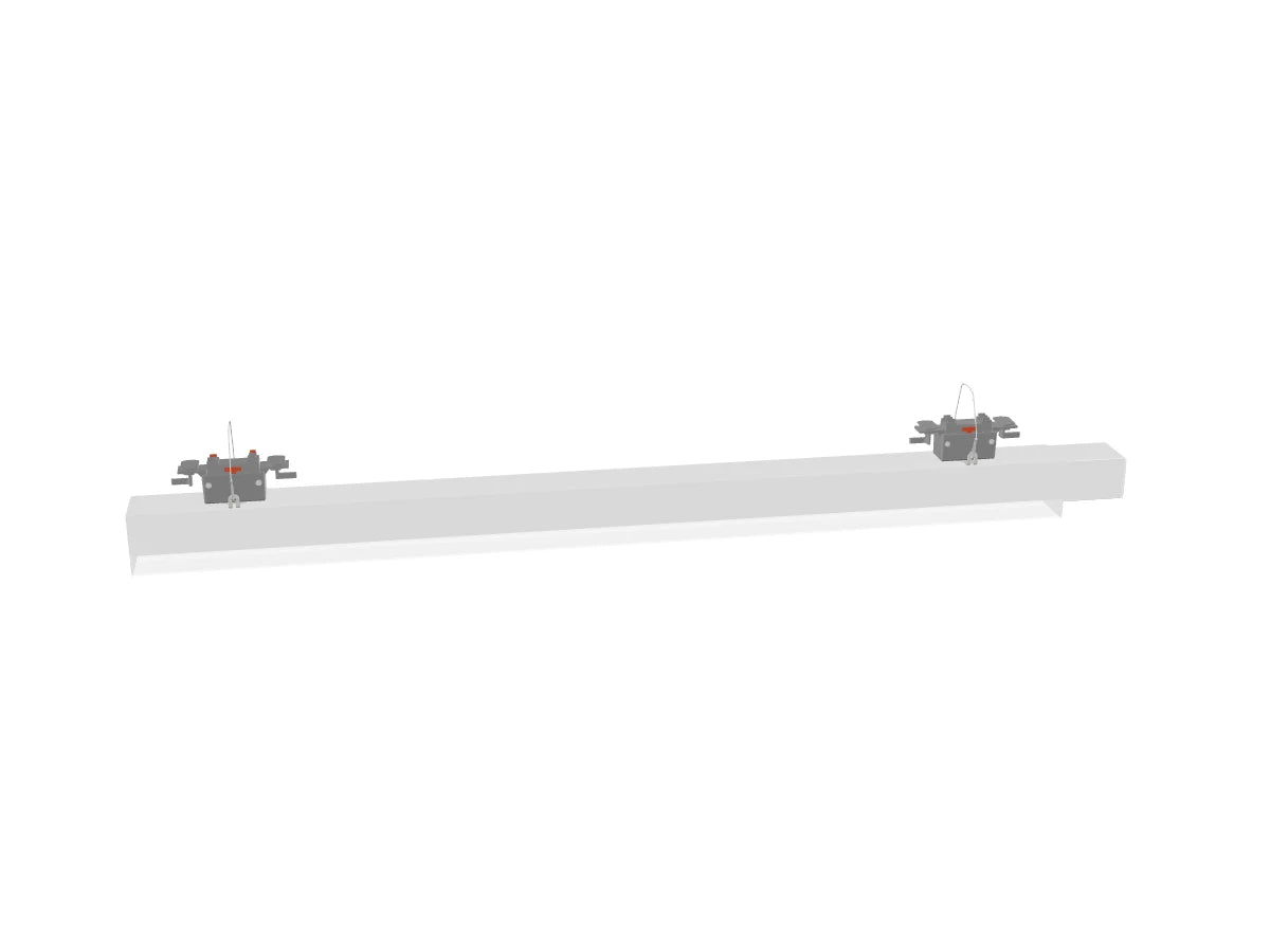 Rendered 3D view of Channel Light w/ Squared Lens (High Output)