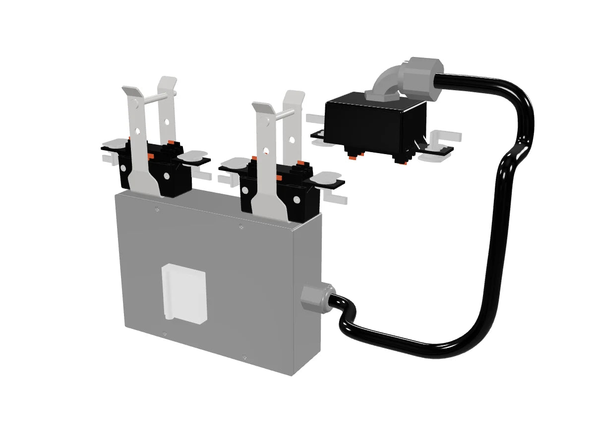 Rendered 3D view of Line FEEDs - THREE PHASE