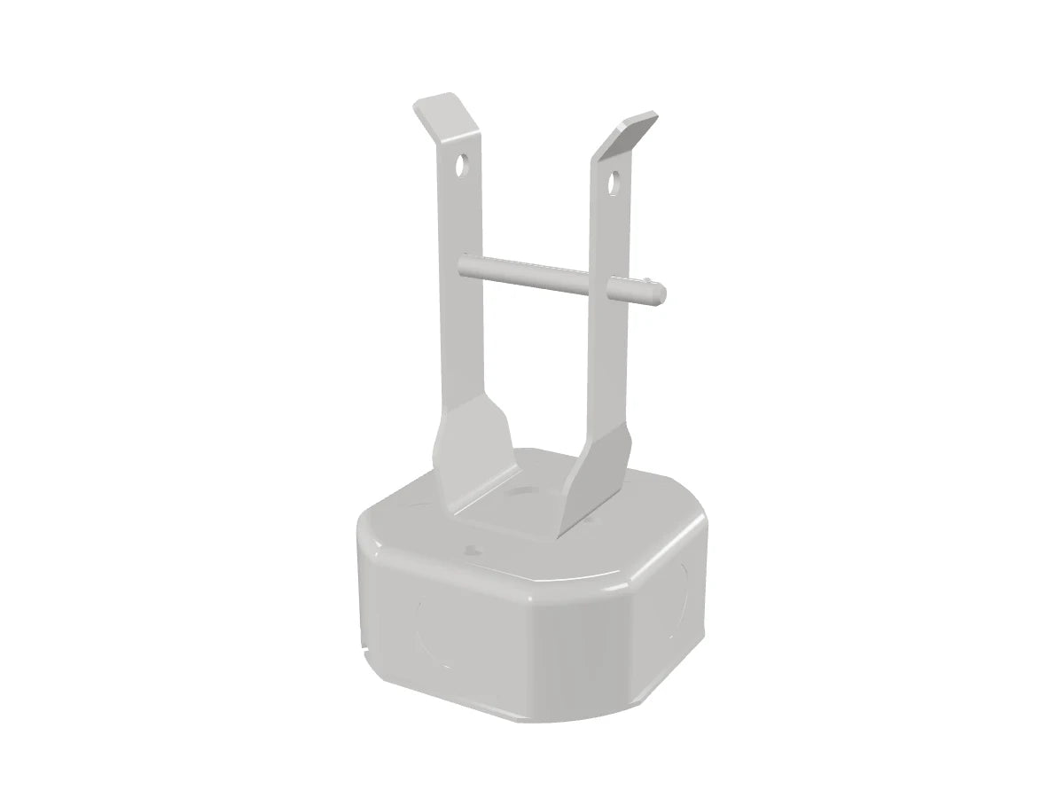 Rendered 3D view of Mechanical Octagon Box (Directly Mounted)