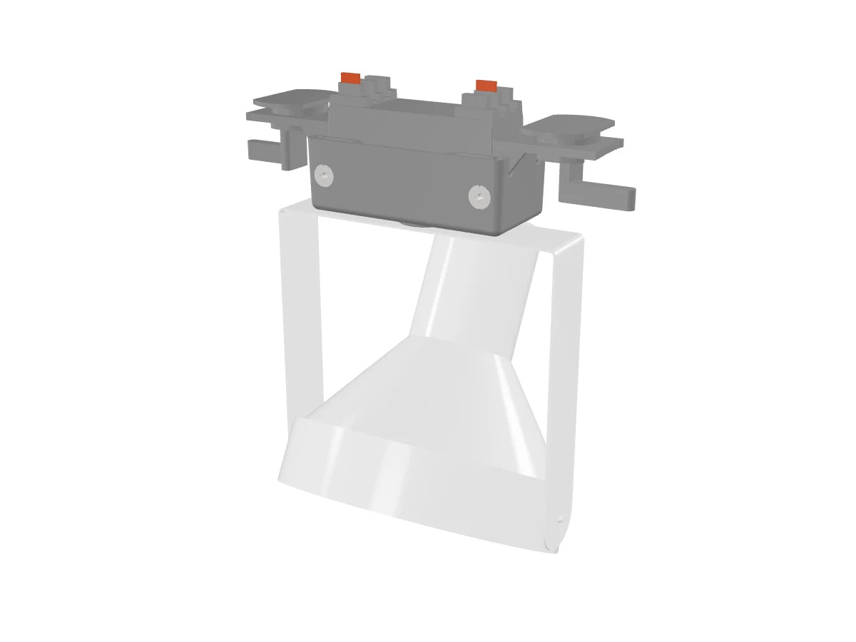 Rendered 3D view of PAR30 Gimbal Ring