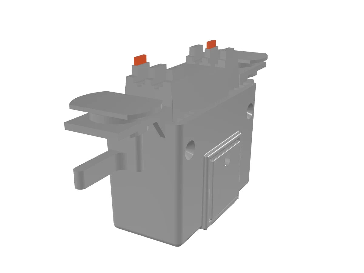 Rendered 3D view of 120V Receptacle-in-Fitter