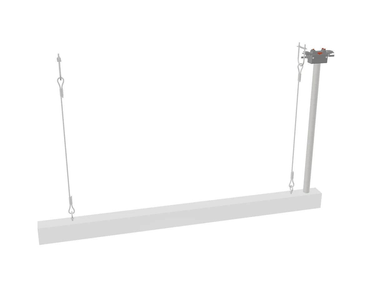 Rendered 3D view of Squared Slim (In-Directly Suspended)